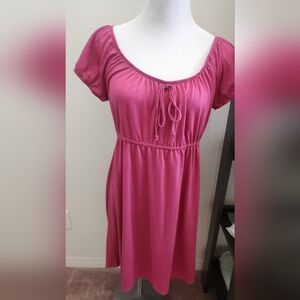 Pink Women's Dress In Size L